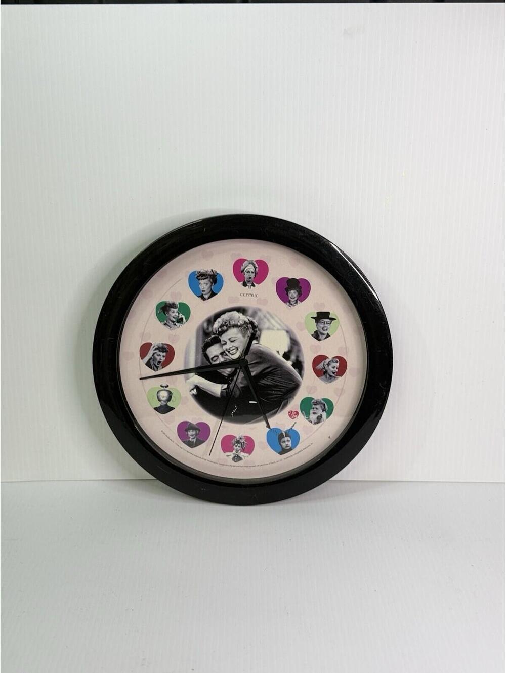 I Love Lucy Wall Clock Lucille Ball & Ricky Ricardo Souvenir ~ Works Great!!